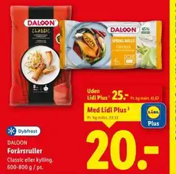 Lidl Forårsruller, DKK 25, App-pris tilbud