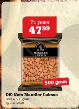 Poetzsch Padborg DK-Nuts Mandler Luksus, DKK 47.99 tilbud