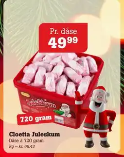 Poetzsch Padborg Cloetta Juleskum, DKK 49.99 tilbud