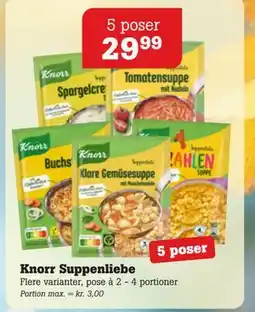 Poetzsch Padborg Knorr Suppenliebe, DKK 29.99 tilbud