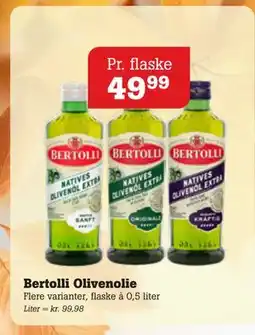 Poetzsch Padborg Bertolli Olivenolie, DKK 49.99 tilbud