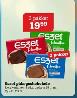 Poetzsch Padborg Eszet pålægschokolade, DKK 19.99 tilbud