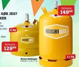 Poetzsch Padborg Kosan flaskegas tilbud