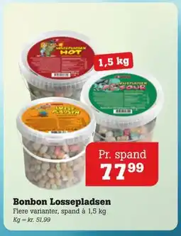 Poetzsch Padborg Bonbon Lossepladsen, DKK 77.99 tilbud