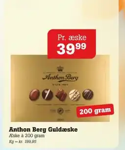 Poetzsch Padborg Anthon Berg Guldæske, DKK 39.99 tilbud