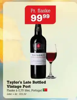 Poetzsch Padborg Taylor's Late Bottled Vintage Port, DKK 99.99 tilbud