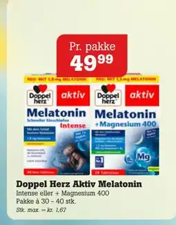 Poetzsch Padborg Doppel Herz Aktiv Melatonin, DKK 49.99 tilbud
