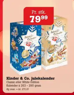Poetzsch Padborg Kinder & Co. julekalender, DKK 79.99 tilbud