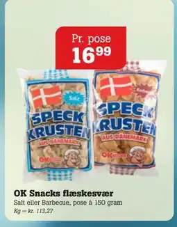 Poetzsch Padborg OK Snacks flæskesvær, DKK 16.99 tilbud