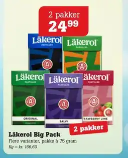 Poetzsch Padborg Läkerol Big Pack, DKK 24.99 tilbud