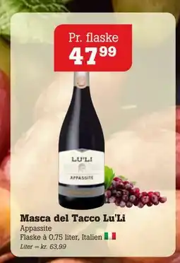 Poetzsch Padborg Masca del Tacco Lu'Li, DKK 47.99 tilbud