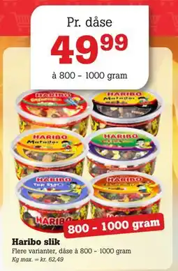 Poetzsch Padborg Haribo slik, DKK 49.99 tilbud
