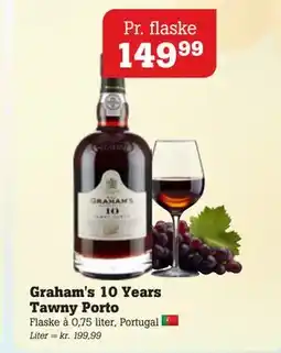 Poetzsch Padborg Graham's 10 Years Tawny Porto, DKK 149.99 tilbud