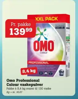 Poetzsch Padborg Omo Professional Colour vaskepulver, DKK 139.99 tilbud