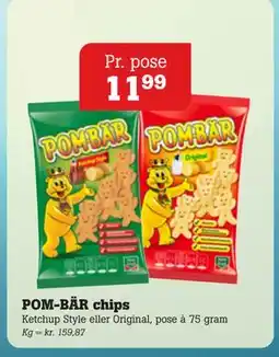 Poetzsch Padborg POM-BÄR chips, DKK 11.99 tilbud