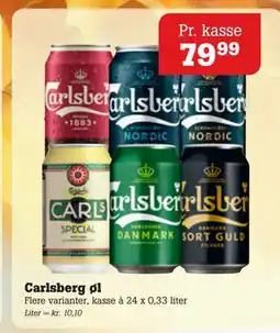Poetzsch Padborg Carlsberg øl, DKK 79.99 tilbud