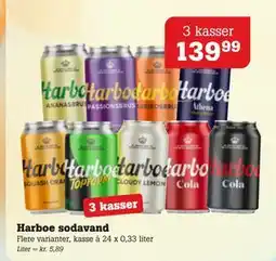 Poetzsch Padborg Harboe sodavand, DKK 139.99 tilbud