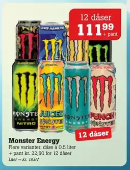 Poetzsch Padborg Monster Energy, DKK 111.99 tilbud