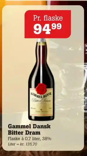 Poetzsch Padborg Gammel Dansk Bitter Dram, DKK 94.99 tilbud