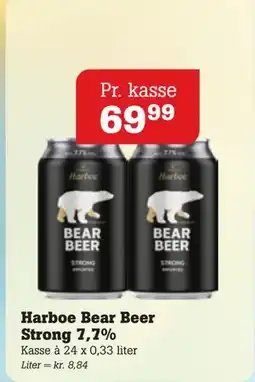 Poetzsch Padborg Harboe Bear Beer Strong 7,7%, DKK 69.99 tilbud