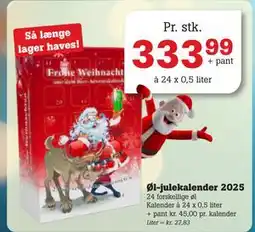 Poetzsch Padborg Øl-julekalender 2025, DKK 333.99 tilbud