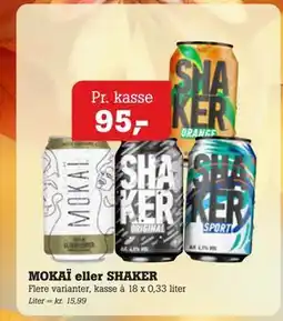 Poetzsch Padborg MOKAÏ eller SHAKER, DKK 95 tilbud