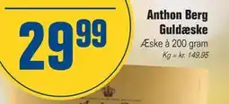 Otto Duborg Anthon Berg Guldæske, DKK 29.99 tilbud