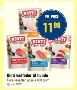 Otto Duborg Rinti vådfoder til hunde, DKK 11.99 tilbud