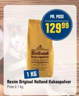 Otto Duborg Rexim Original Holland Kakaopulver, DKK 129.99 tilbud