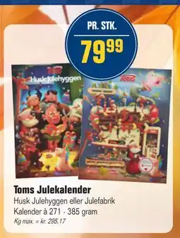 Otto Duborg Toms Julekalender, DKK 79.99 tilbud