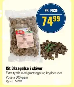 Otto Duborg Cit Oksepølse i skiver, DKK 74.99 tilbud