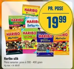 Otto Duborg Haribo slik, DKK 19.99 tilbud