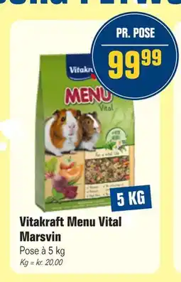 Otto Duborg Vitakraft Menu Vital Marsvin, DKK 99.99 tilbud