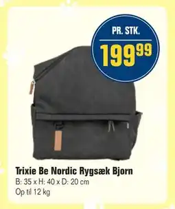 Otto Duborg Trixie Be Nordic Rygsæk Bjorn, DKK 199.99 tilbud