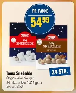 Otto Duborg Toms Snebolde, DKK 54.99 tilbud
