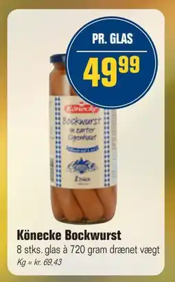 Otto Duborg Könecke Bockwurst, DKK 49.99 tilbud