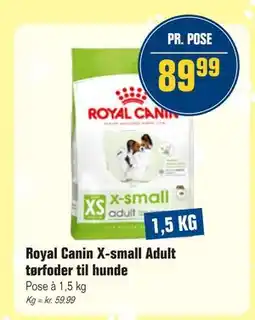 Otto Duborg Royal Canin X-small Adult tørfoder til hunde, DKK 89.99 tilbud