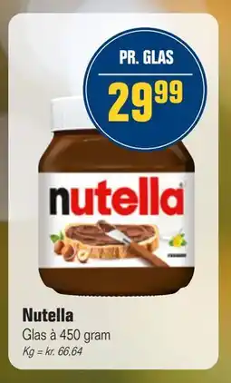 Otto Duborg Nutella, DKK 29.99 tilbud
