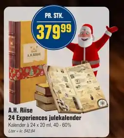 Otto Duborg A.H. Riise 24 Experiences julekalender, DKK 379.99 tilbud