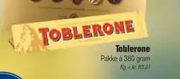 Otto Duborg Toblerone, DKK 29.99 tilbud