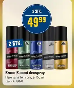 Otto Duborg Bruno Banani deospray, DKK 49.99 tilbud