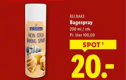 Lidl Belbake bagespray tilbud