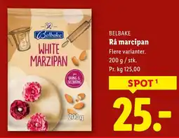 Lidl Belbake rå marcipan tilbud