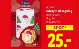 Lidl Belbake julepynt til bagning tilbud