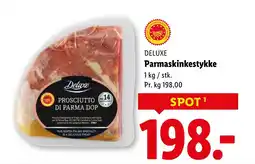 Lidl Deluxe parmaskinkestykke tilbud