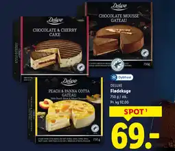 Lidl Deluxe flødekage tilbud