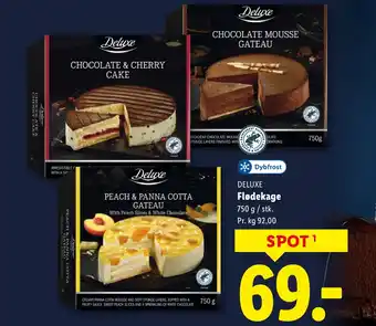 Lidl Deluxe flødekage tilbud