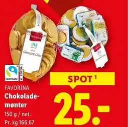 Lidl Favorina chokolade- mønter tilbud