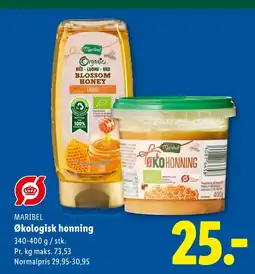 Lidl Maribel økologisk honning tilbud