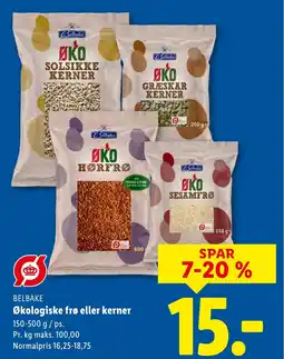Lidl Belbake økologiske frø eller kerner tilbud